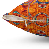 Exotic Design Spun Polyester Square Pillow 4 Sizes