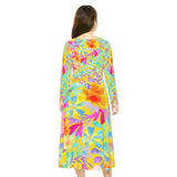 Women's Long Sleeve Dance Dress (AOP)