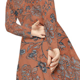 Women's Long Sleeve Dance Dress (AOP)