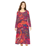 Women's Long Sleeve Dance Dress (AOP)