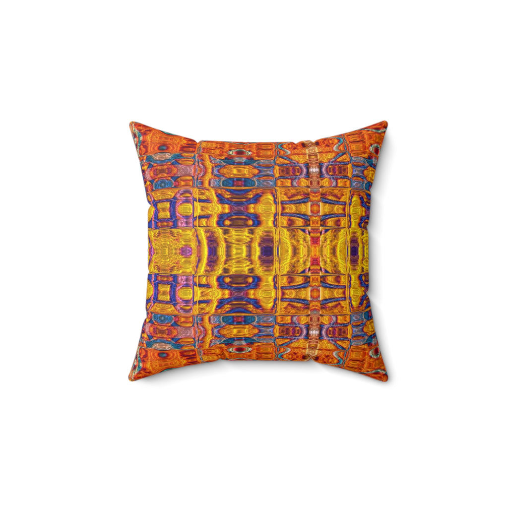 Exotic Design Spun Polyester Square Pillow 4 Sizes