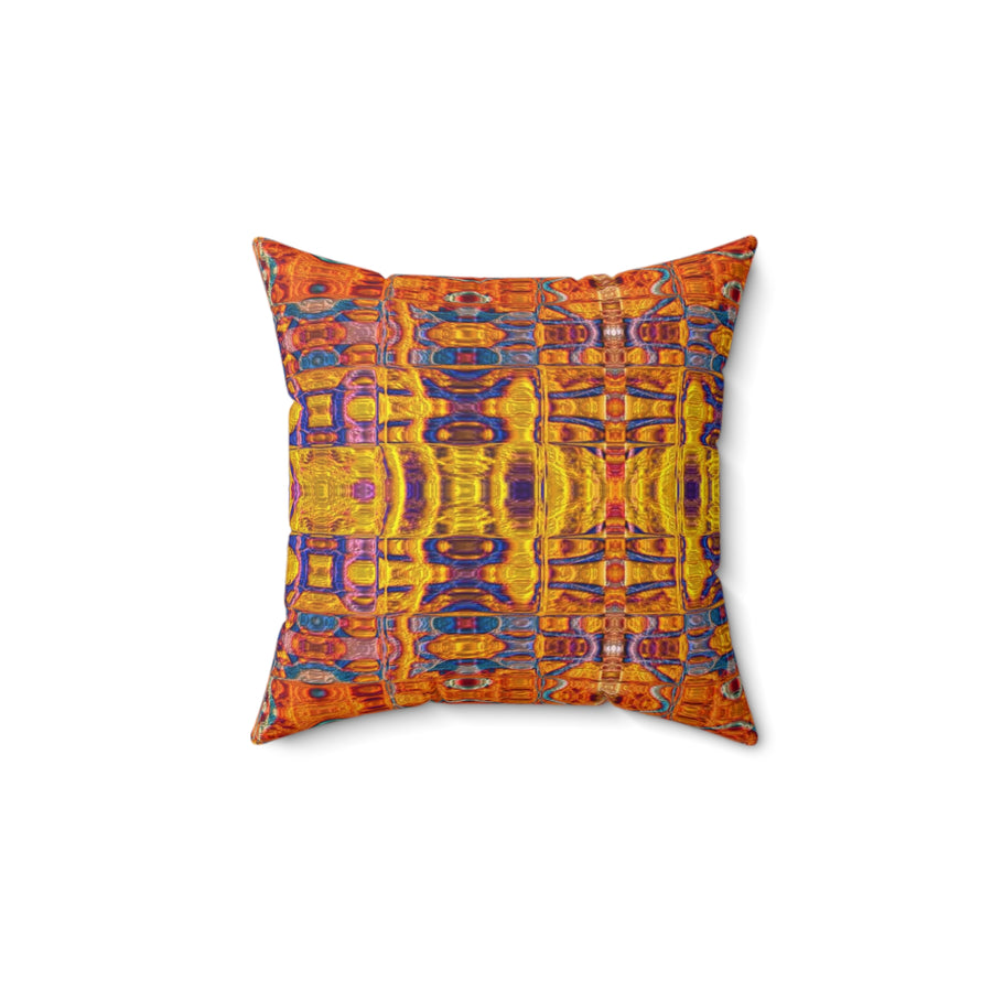 Exotic Design Spun Polyester Square Pillow 4 Sizes