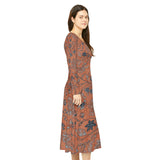 Women's Long Sleeve Dance Dress (AOP)