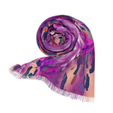 Light Fashion Scarf Custom Print