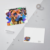 Calendar (2024) Colorful Dogs