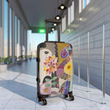 Suitcase Abstract Folk Art