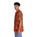 Men's Hawaiian Shirt Tropical Sunset Art Design