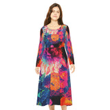 Women's Long Sleeve Dance Dress (AOP)