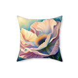 Poppy Painting Spun Polyester Square Pillow