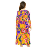 Women's Long Sleeve Dance Dress (AOP)