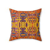 Exotic Design Spun Polyester Square Pillow 4 Sizes