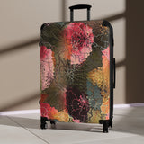 Suitcase Custom Flower Art Design