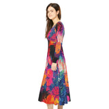 Women's Long Sleeve Dance Dress (AOP)