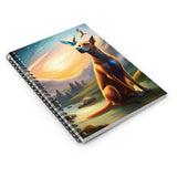 Spiral Notebook - Ruled Line A Rhodesian Ridgeback Dreaming