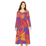 Women's Long Sleeve Dance Dress (AOP)