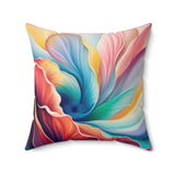 Poppy Painting Spun Polyester Square Pillow