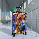 Suitcase Rhodesian Ridgeback Watercolor Art