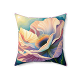 Poppy Painting Spun Polyester Square Pillow