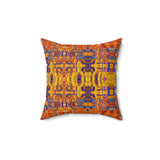 Exotic Design Spun Polyester Square Pillow 4 Sizes
