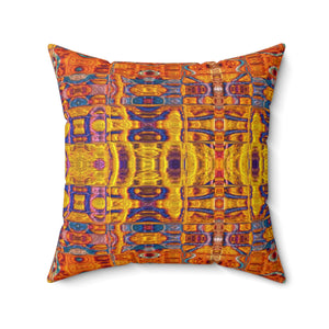 Exotic Design Spun Polyester Square Pillow 4 Sizes