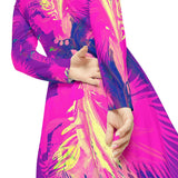 Women's Long Sleeve Dance Dress Custom Art Design
