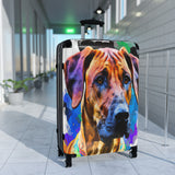 Suitcase Rhodesian Ridgeback Watercolor Art