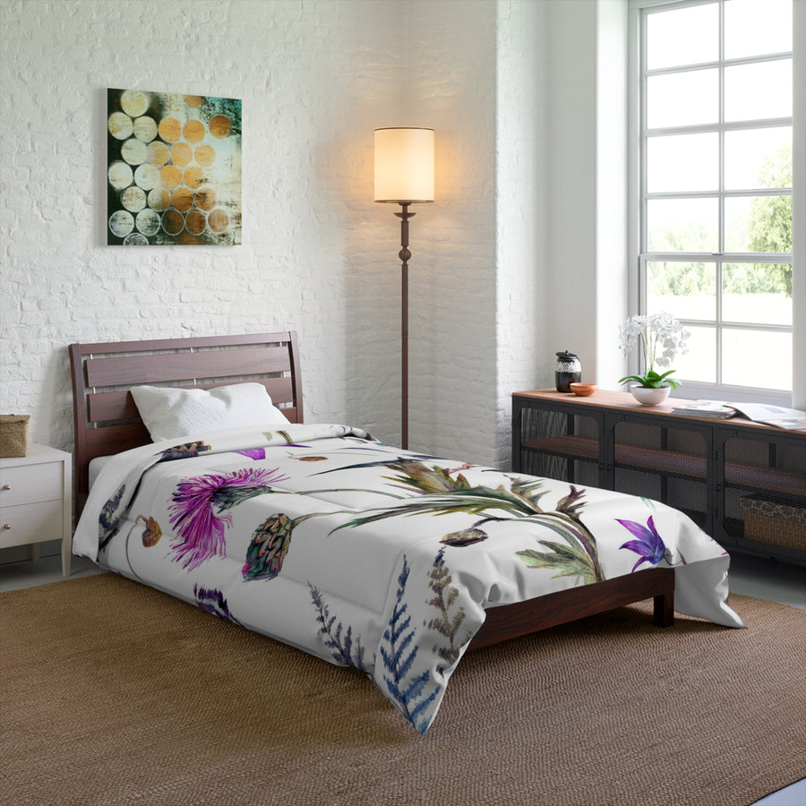 Comforter Custom Botanical Design