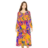Women's Long Sleeve Dance Dress (AOP)