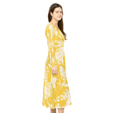 Women's Long Sleeve Dance Dress Art Design