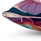 Poppy Painting Spun Polyester Square Pillow