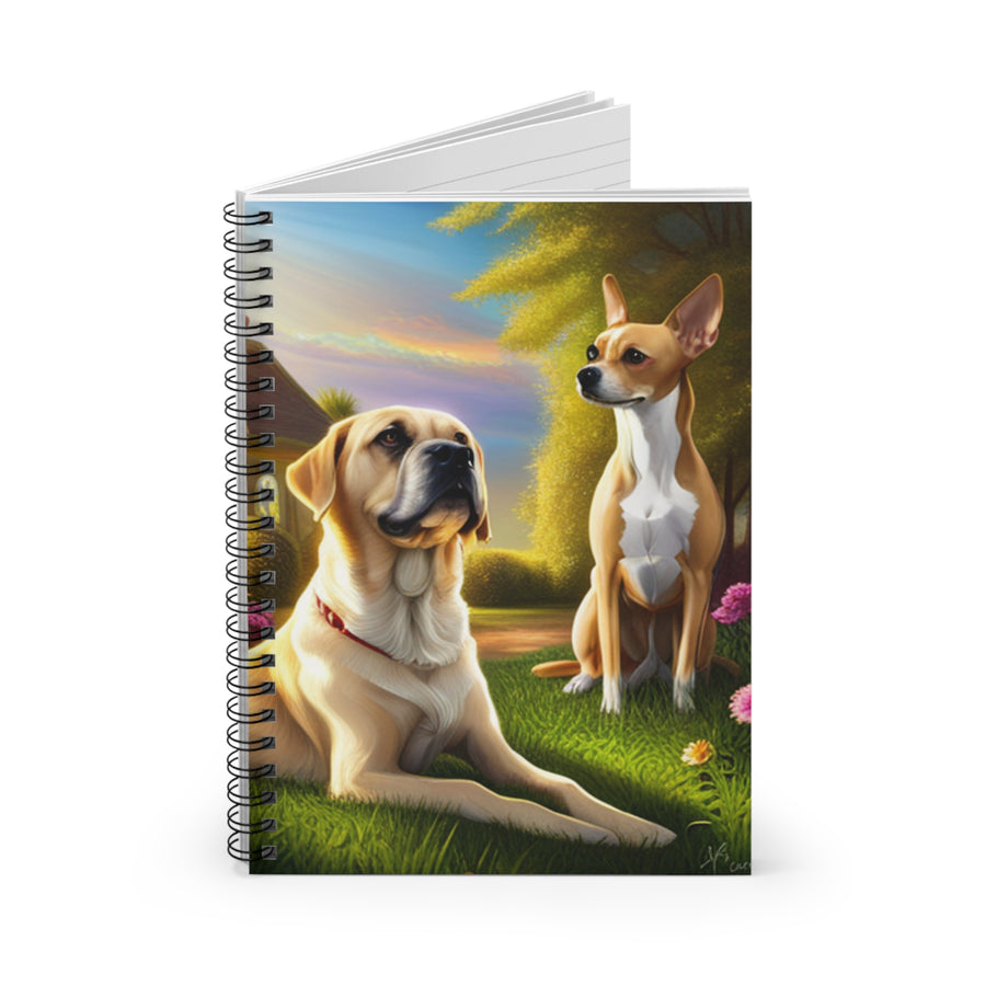 Spiral Notebook - Ruled Line Best Friends