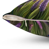 Lavender Flowers Fantasy Painting Pillows in 4 Sizes