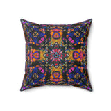 Mandala Spun Polyester Square Pillow
