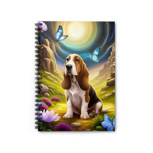 Spiral Notebook - Ruled Line Basset Hound Dream