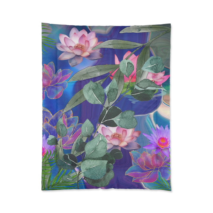 Comforter Custom Design Flora ad Fauna