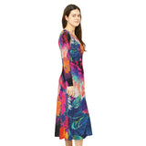 Women's Long Sleeve Dance Dress (AOP)