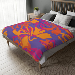 Velveteen Microfiber Blanket (Two-sided print)
