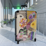 Suitcase Abstract Folk Art