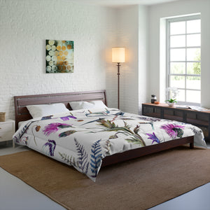 Botanical Watercolor Comforter
