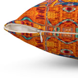Exotic Design Spun Polyester Square Pillow 4 Sizes