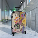 Suitcase Abstract Folk Art