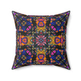 Mandala Spun Polyester Square Pillow