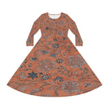 Women's Long Sleeve Dance Dress (AOP)