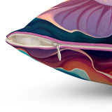 Poppy Painting Spun Polyester Square Pillow