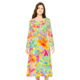 Women's Long Sleeve Dance Dress (AOP)