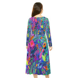 Women's Long Sleeve Dance Dress (AOP)