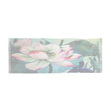 Light Fashion Scarf, Lotus Flower, Custom Print Design