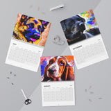 Calendar (2024) Colorful Dogs