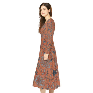 Women's Long Sleeve Dance Dress (AOP)