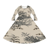 Women's Long Sleeve Dance Dress